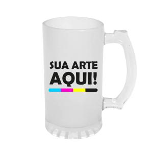 Caneca Chopp Jateada Degrade Personalizada      