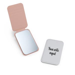 Espelho para Maquiagem Personalizado Dia das Mães      