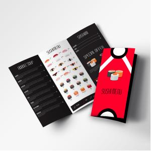 Flyer c/ 2 Dobras Couchê 150g (Aberto)      